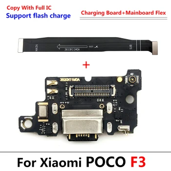 USB-Strømforsyning Oplader Port Stik yrelsen og Bundkort Flex Til Xiaomi Poco F2 Pro F1 F3 X3 Stik til Opladning Med Fuld Flex IC