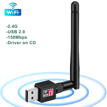 USB-Wifi-Adapter til Trådløst netværkskort Wi-Fi Dongle Gratis Driver Trådløst Ethernet-netværkskort Wi Fi Adapter