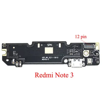 YuXi Udskiftning af Mikrofon Modul + USB-Opladning Port Board Flex-Kabel Stik Til Xiaomi Redmi Note3 Note 3 Pro 4 4X MTK X20